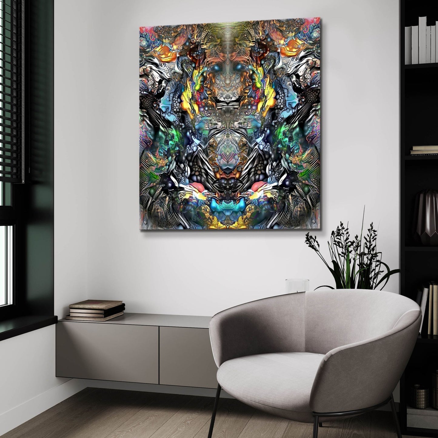 Epic Art 'Guardian Of Chapultepec' by Pedro Gavidia, Acrylic Glass Wall Art,36x36