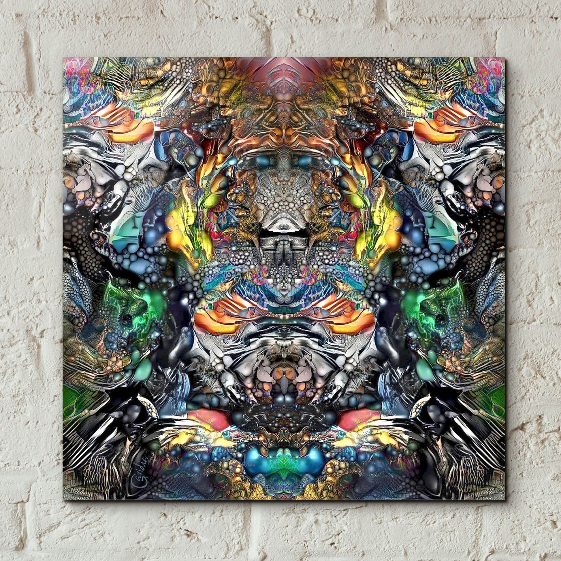 Epic Art 'Huitzilopochtli' by Pedro Gavidia, Acrylic Glass Wall Art,12x12