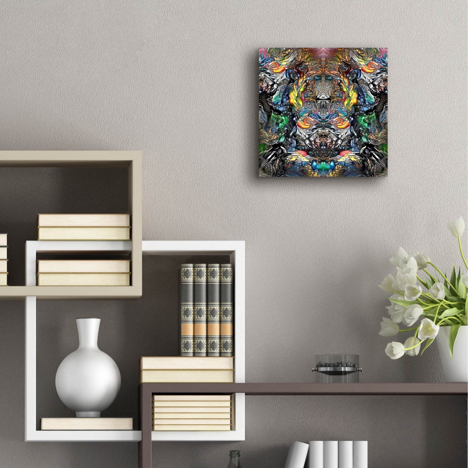 Epic Art 'Huitzilopochtli' by Pedro Gavidia, Acrylic Glass Wall Art,12x12