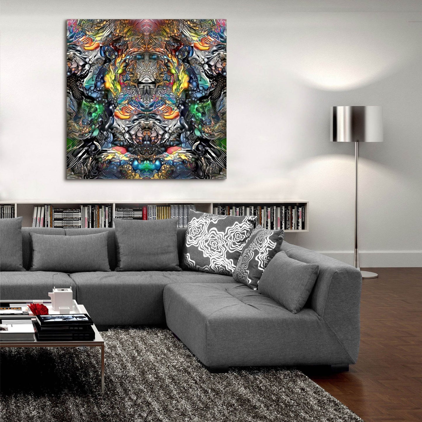 Epic Art 'Huitzilopochtli' by Pedro Gavidia, Acrylic Glass Wall Art,36x36