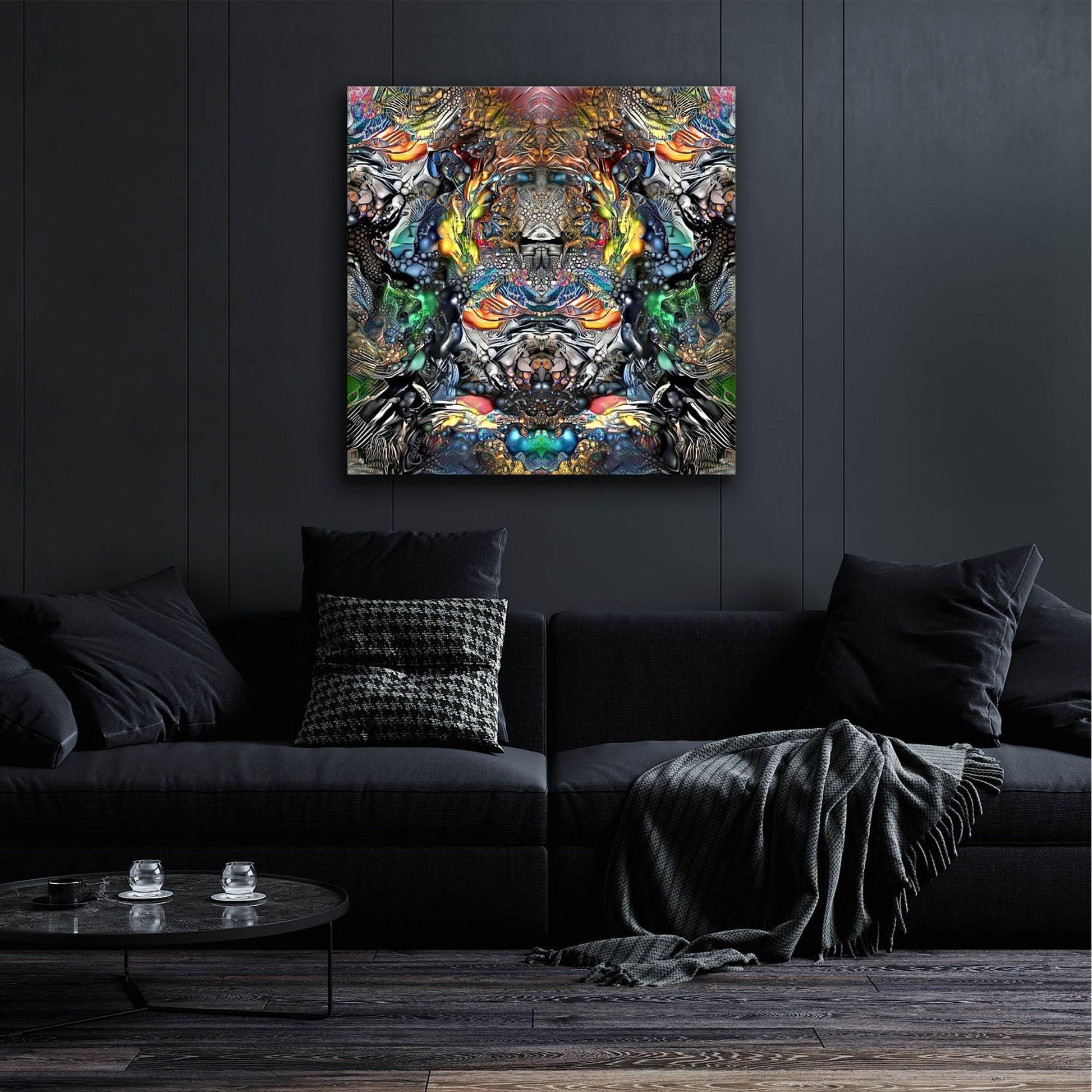 Epic Art 'Huitzilopochtli' by Pedro Gavidia, Acrylic Glass Wall Art,36x36