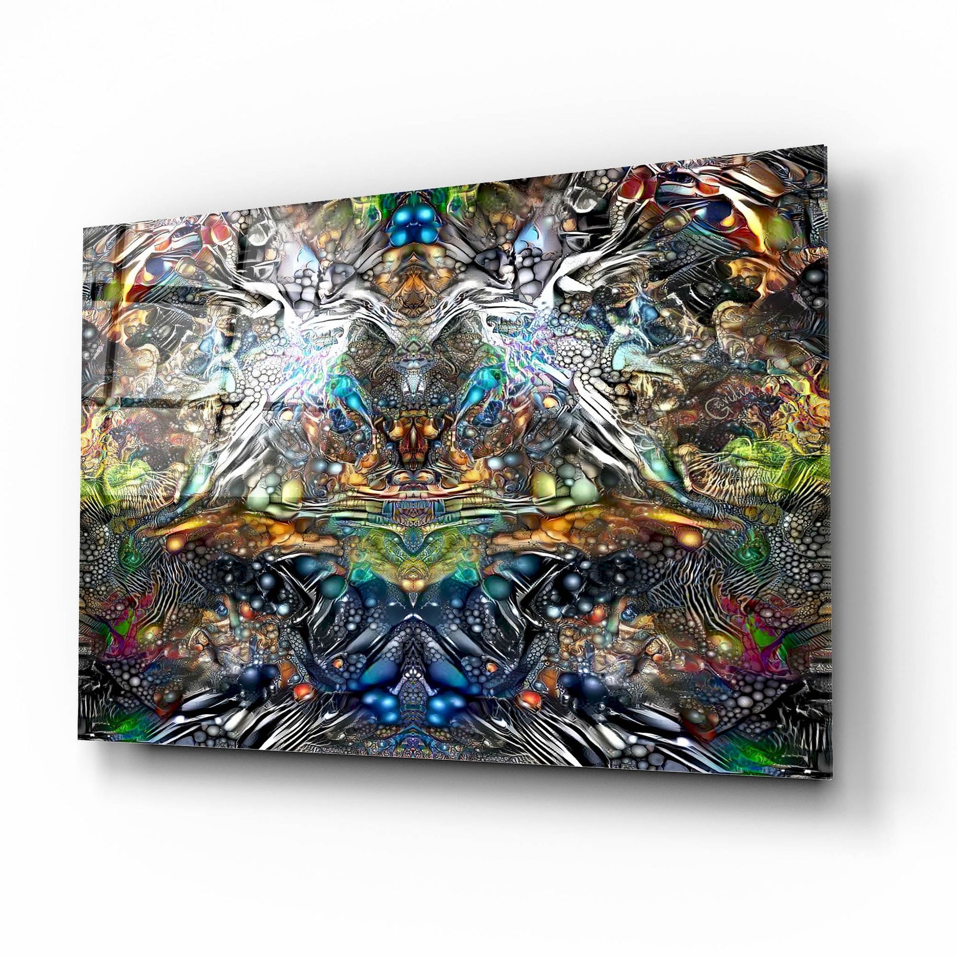 Epic Art 'Khepri' by Pedro Gavidia, Acrylic Glass Wall Art,16x12