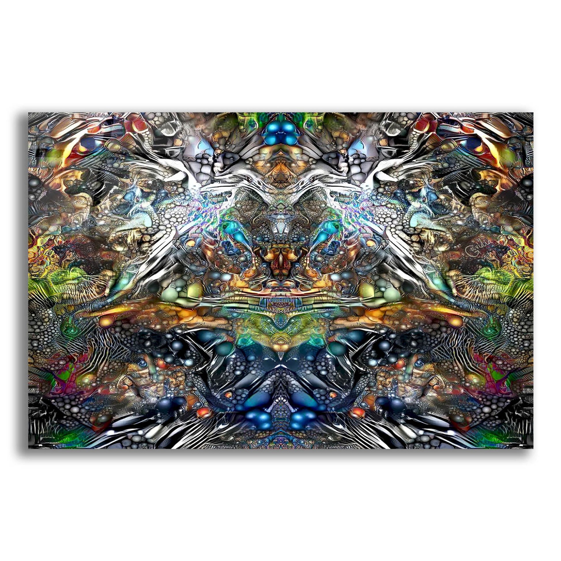 Epic Art 'Khepri' by Pedro Gavidia, Acrylic Glass Wall Art,16x12