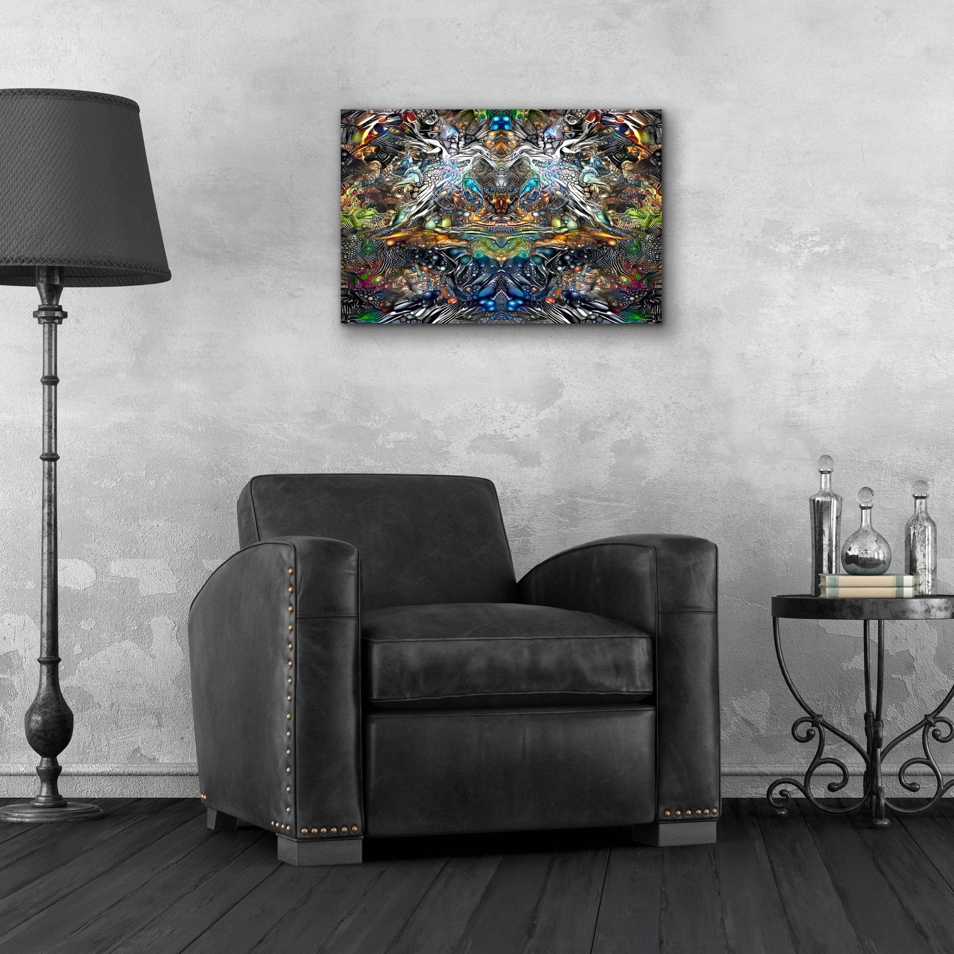 Epic Art 'Khepri' by Pedro Gavidia, Acrylic Glass Wall Art,24x16