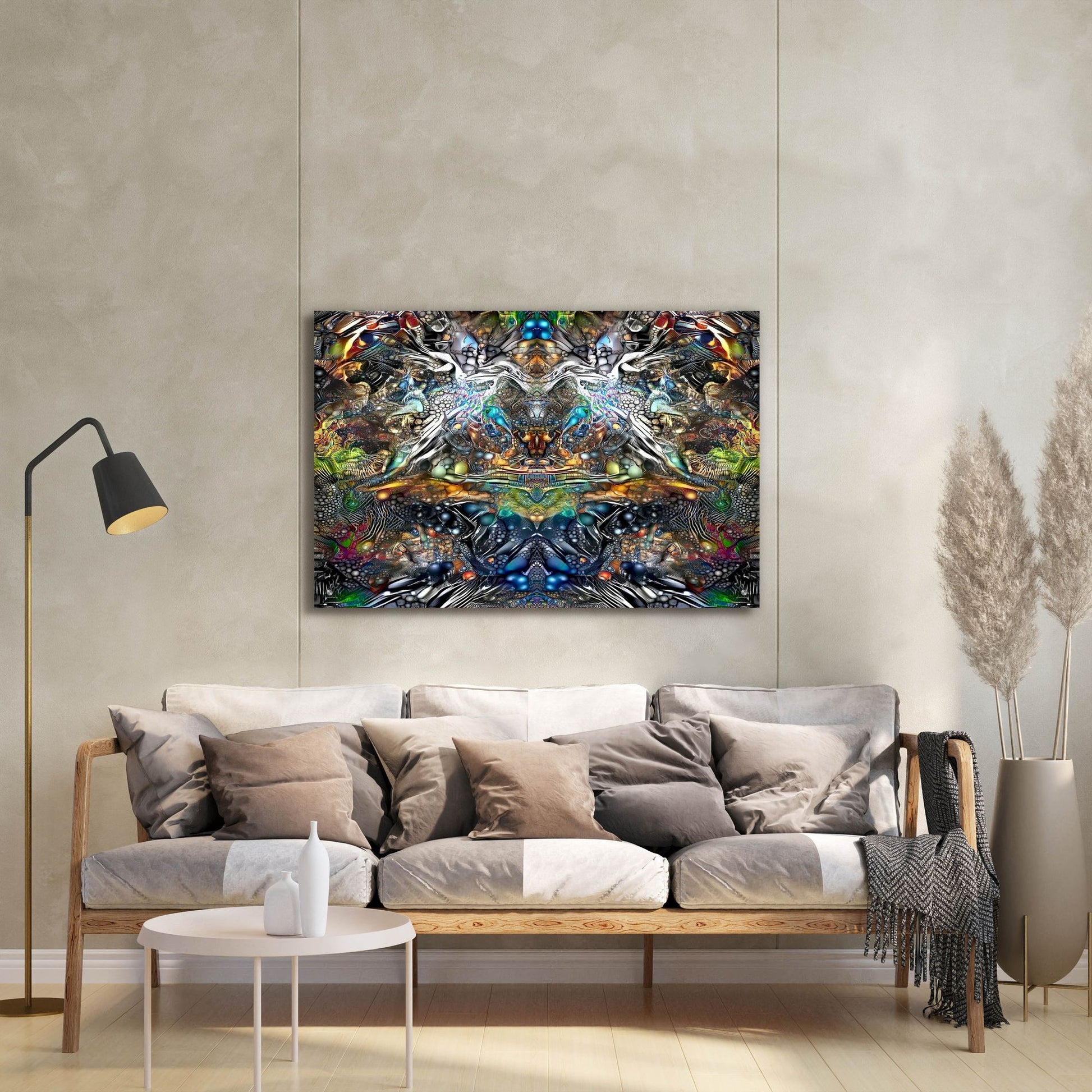 Epic Art 'Khepri' by Pedro Gavidia, Acrylic Glass Wall Art,36x24