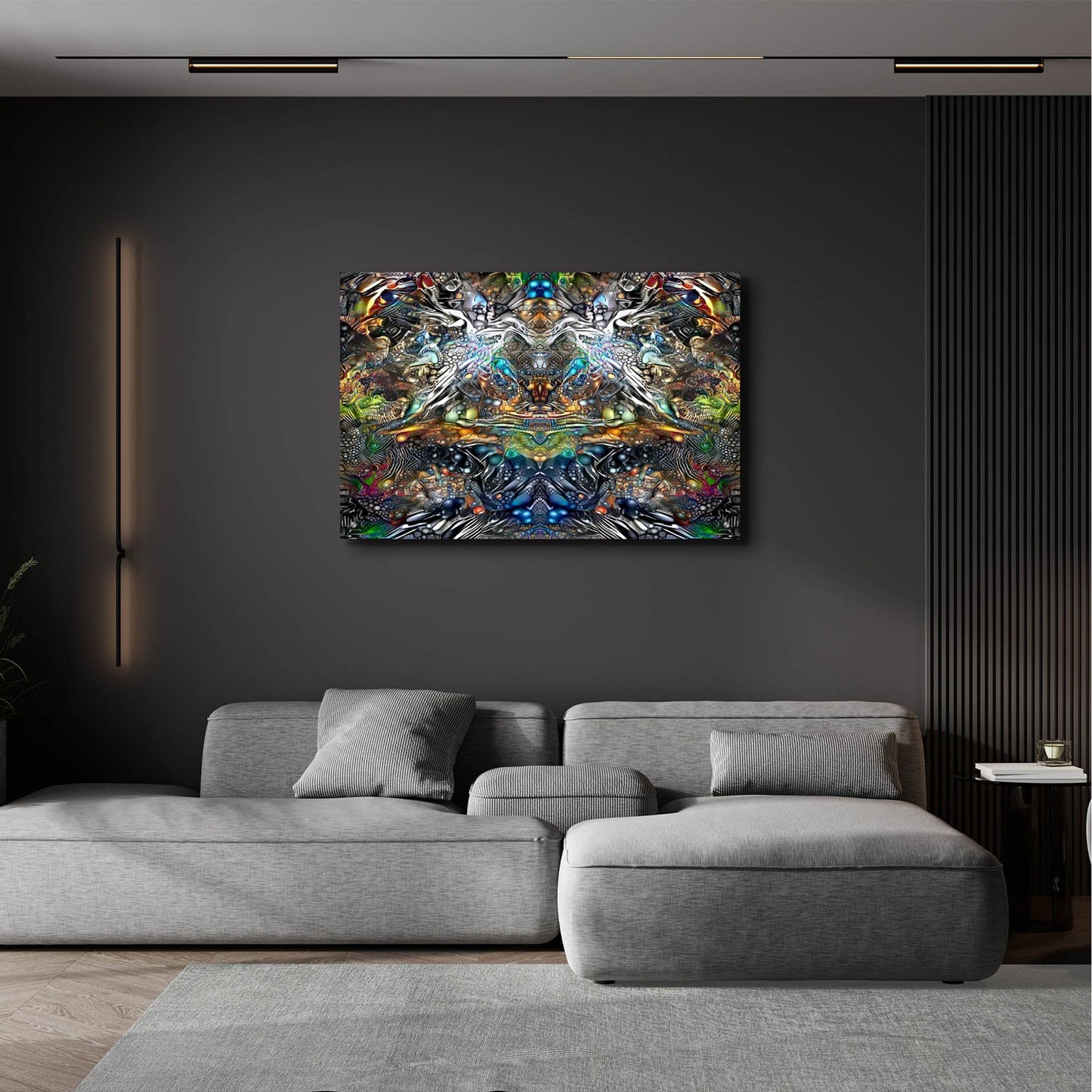 Epic Art 'Khepri' by Pedro Gavidia, Acrylic Glass Wall Art,36x24