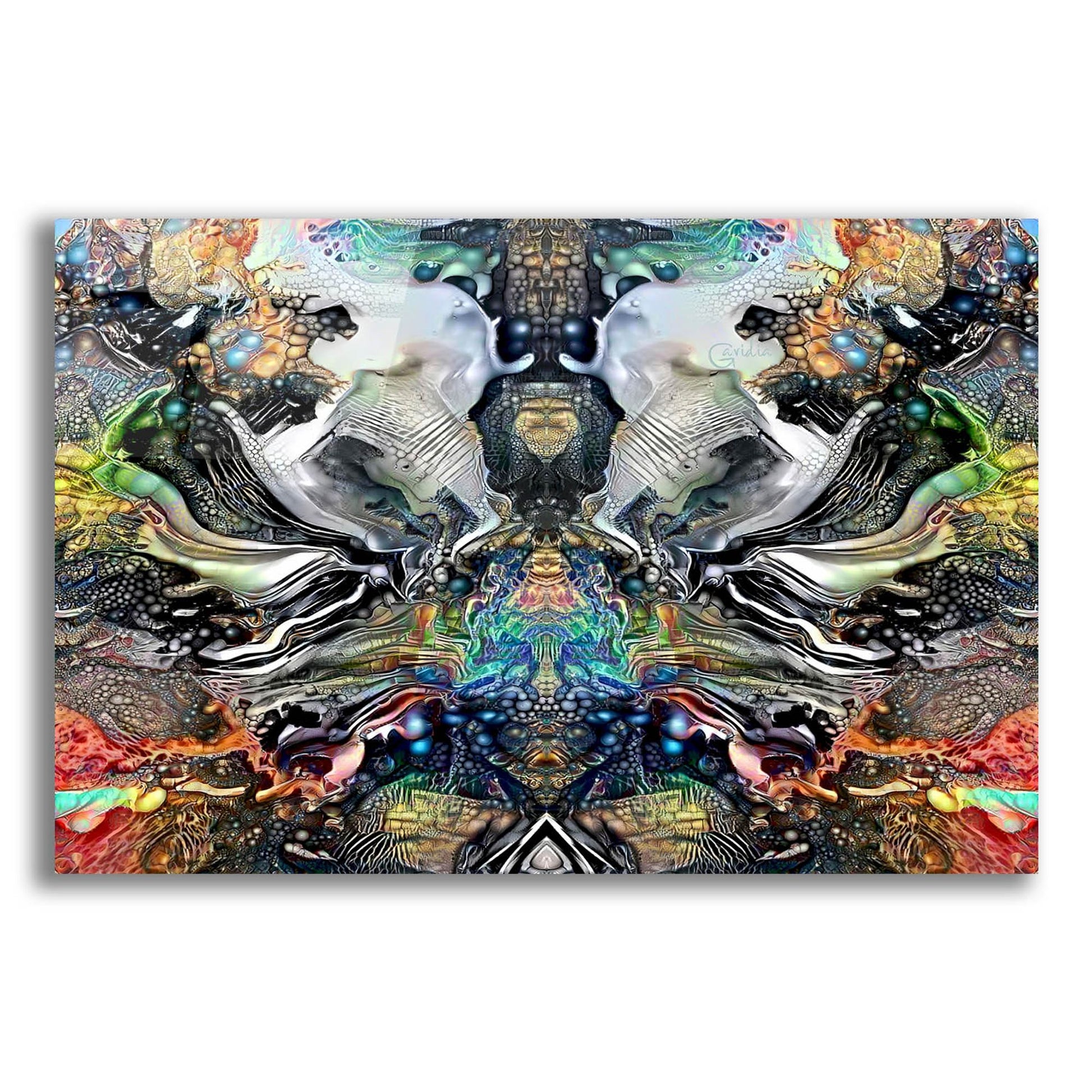 Epic Art 'Legacy Plume' by Pedro Gavidia, Acrylic Glass Wall Art,24x16