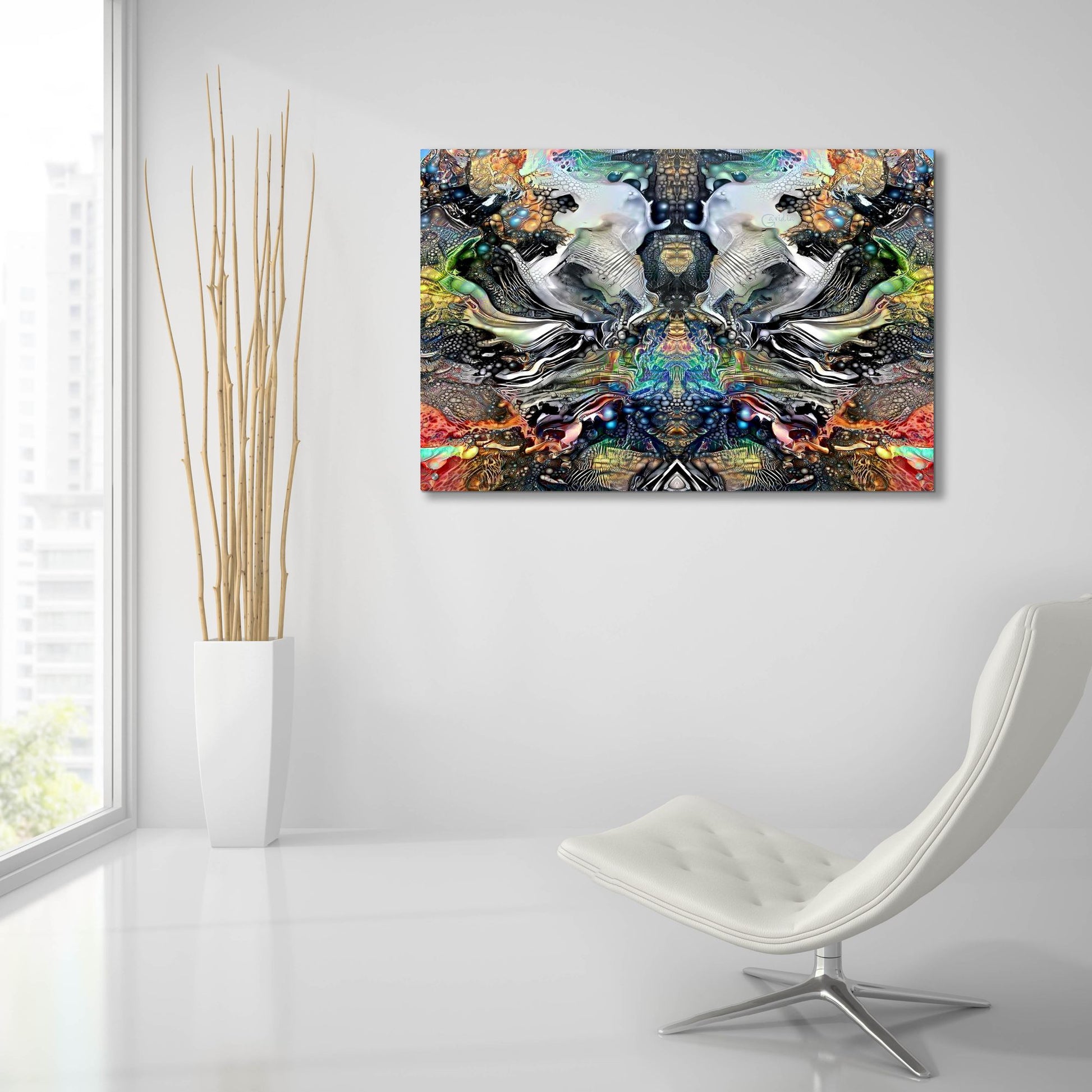 Epic Art 'Legacy Plume' by Pedro Gavidia, Acrylic Glass Wall Art,36x24