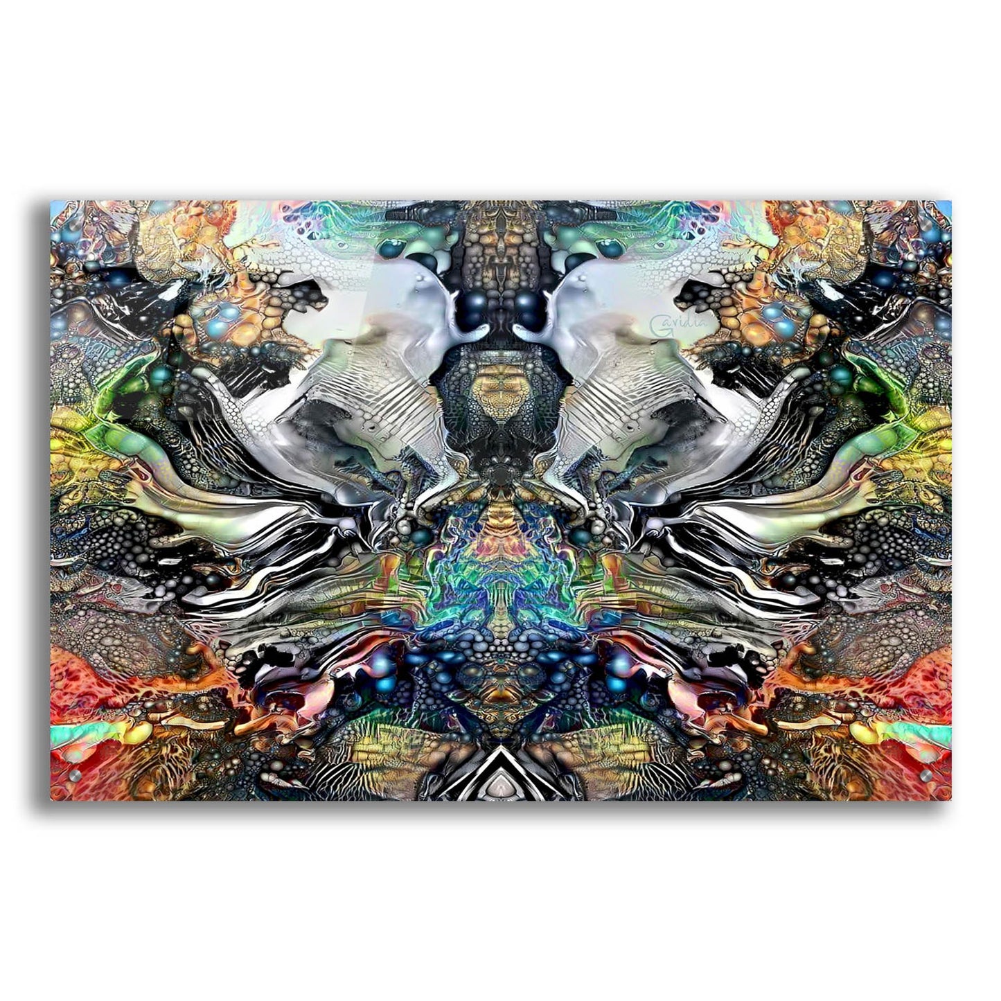 Epic Art 'Legacy Plume' by Pedro Gavidia, Acrylic Glass Wall Art,36x24