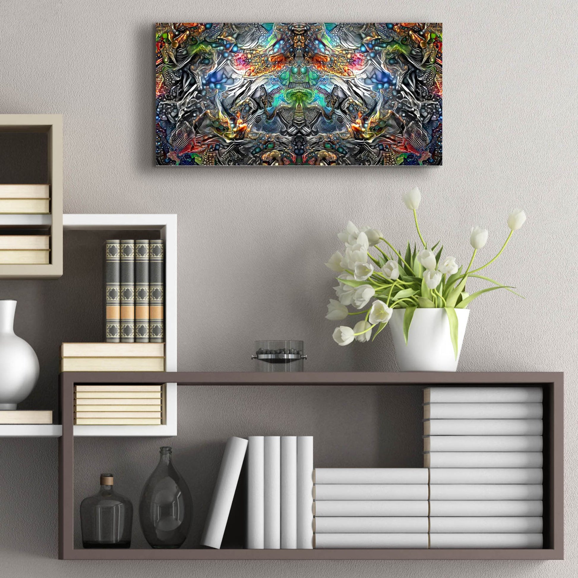 Epic Art 'Maria Sabinas Trance' by Pedro Gavidia, Acrylic Glass Wall Art,24x12