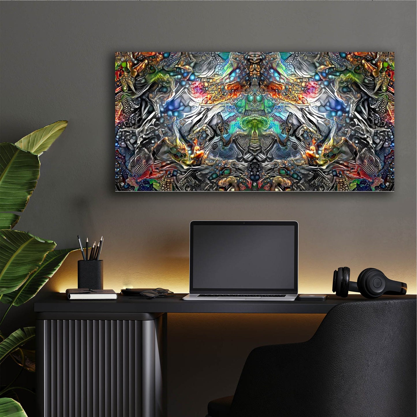 Epic Art 'Maria Sabinas Trance' by Pedro Gavidia, Acrylic Glass Wall Art,48x24