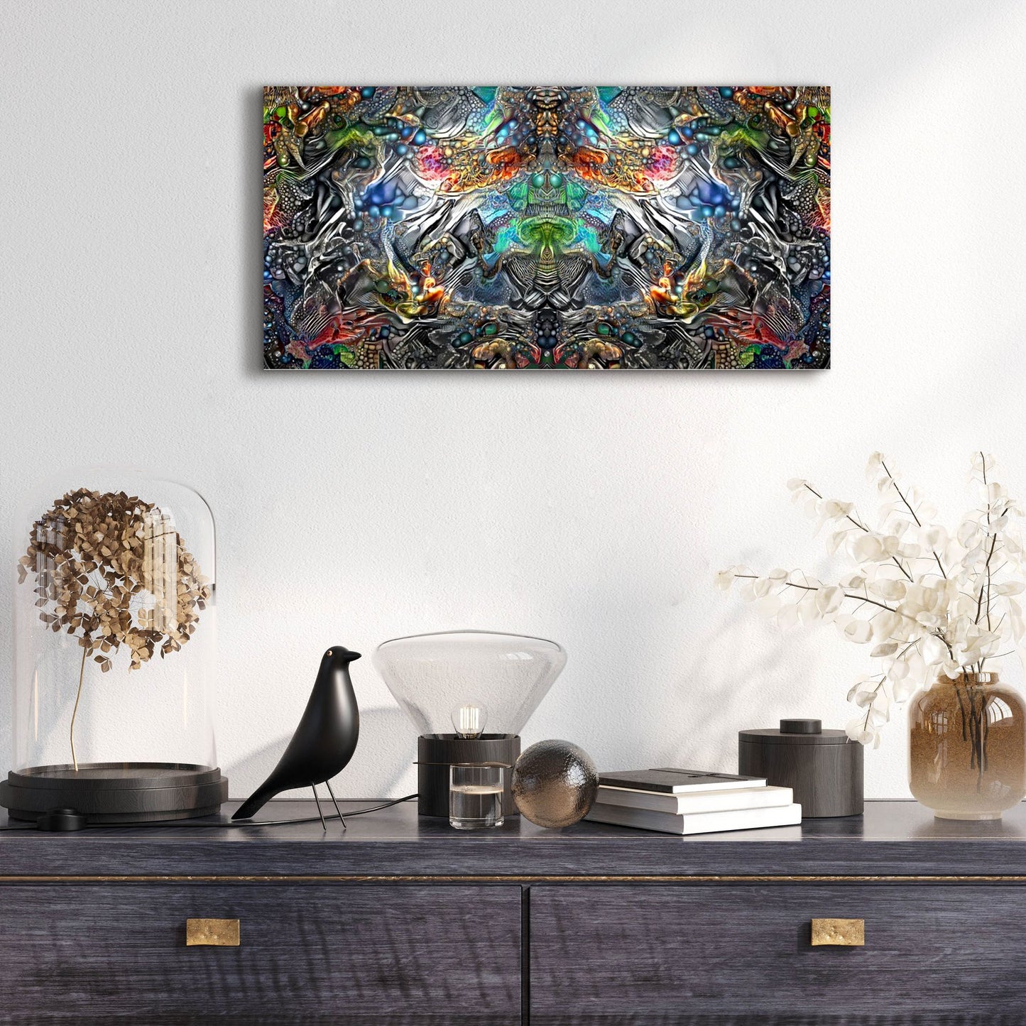 Epic Art 'Maria Sabinas Trance' by Pedro Gavidia, Acrylic Glass Wall Art,48x24