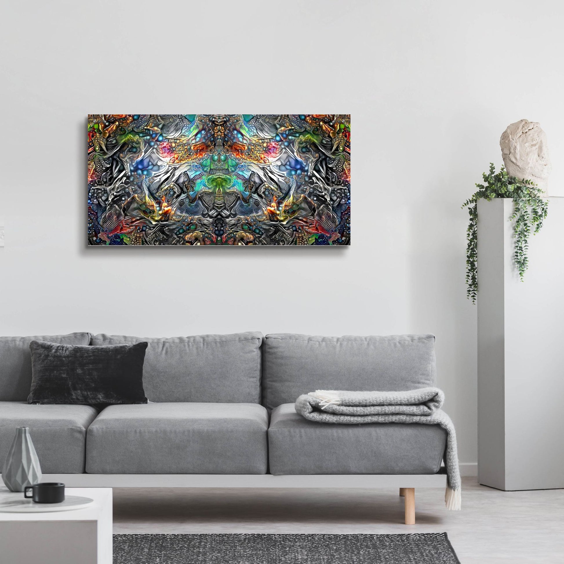 Epic Art 'Maria Sabinas Trance' by Pedro Gavidia, Acrylic Glass Wall Art,48x24