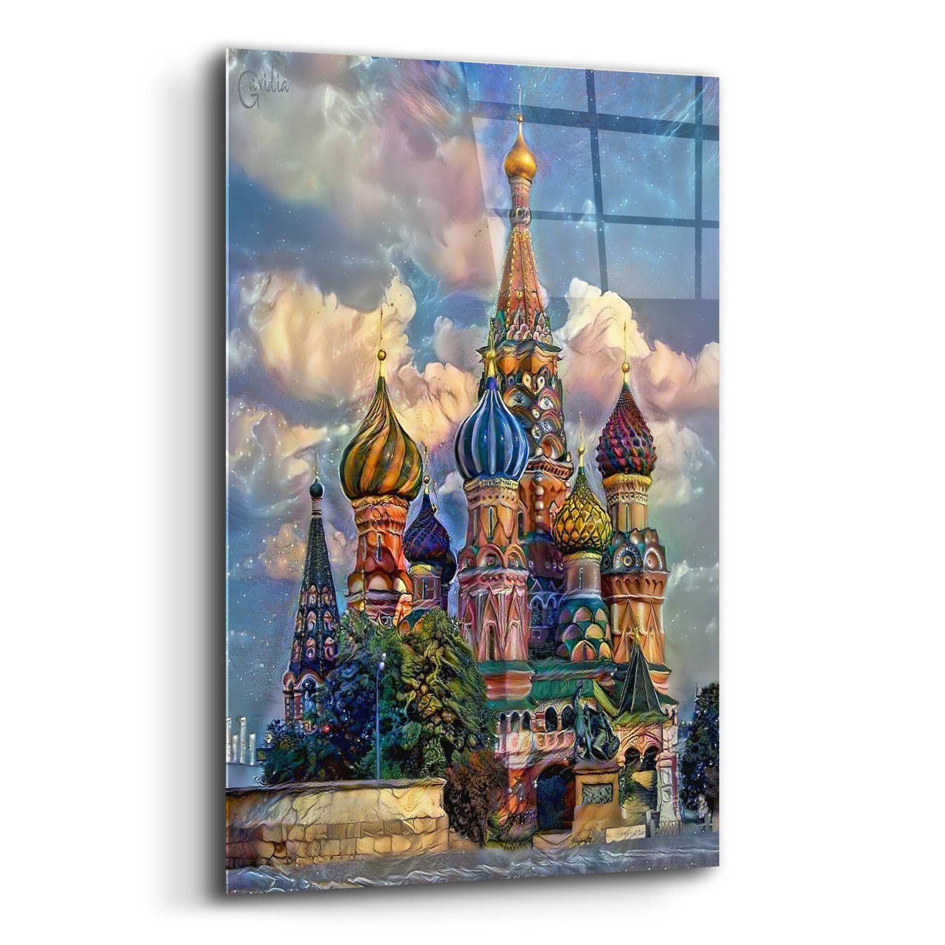 Epic Art 'Moscow Russia Cathedral Of Vasily The Blessed Saint Basil' by Pedro Gavidia, Acrylic Glass Wall Art,12x16