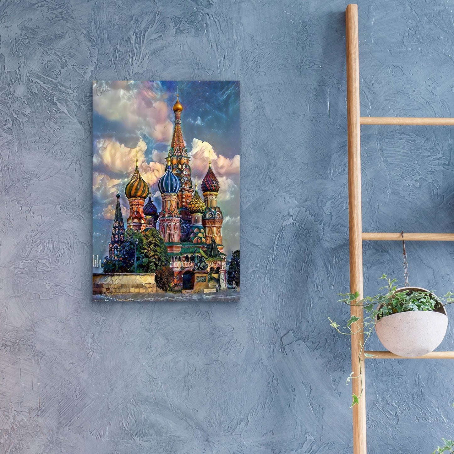 Epic Art 'Moscow Russia Cathedral Of Vasily The Blessed Saint Basil' by Pedro Gavidia, Acrylic Glass Wall Art,16x24