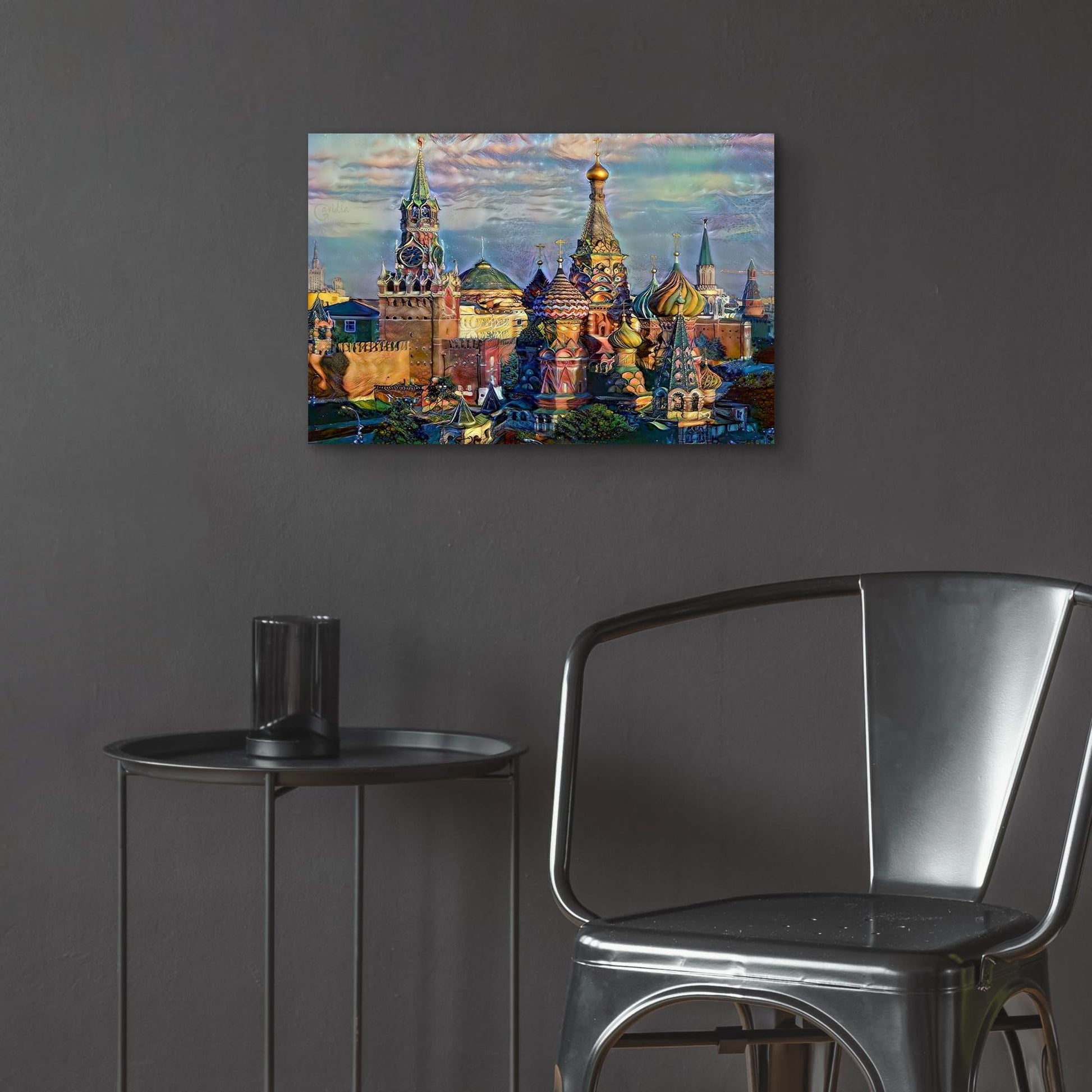 Epic Art 'Moscow Russia Domes And Peaks' by Pedro Gavidia, Acrylic Glass Wall Art,24x16