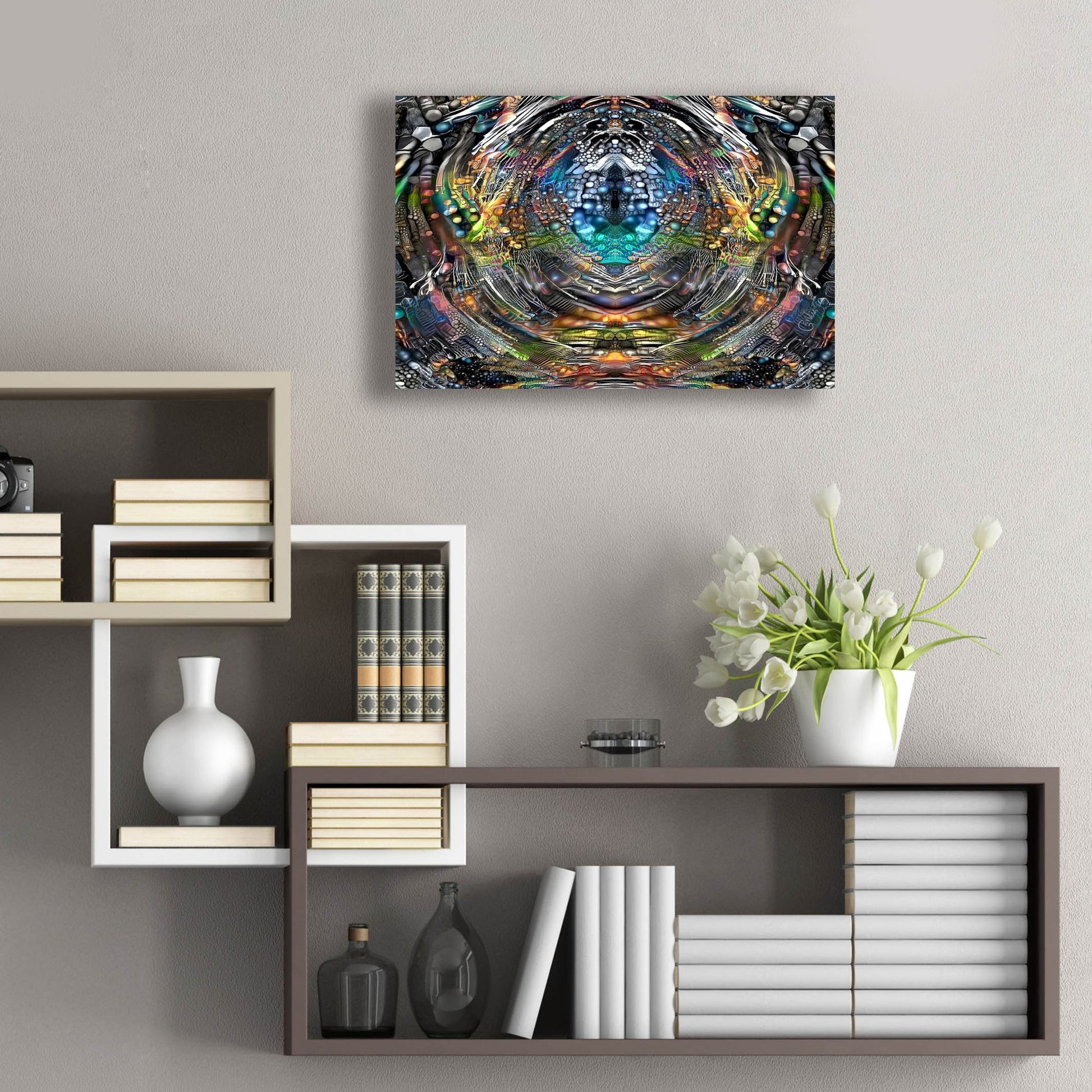 Epic Art 'Portal' by Pedro Gavidia, Acrylic Glass Wall Art,24x16