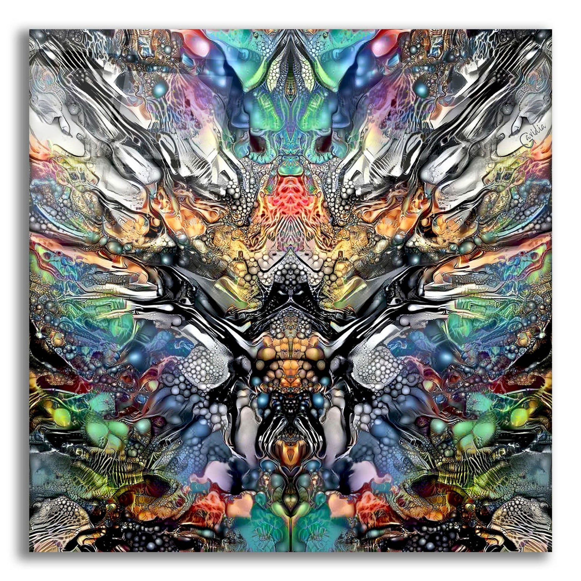 Epic Art 'Poseidon' by Pedro Gavidia, Acrylic Glass Wall Art