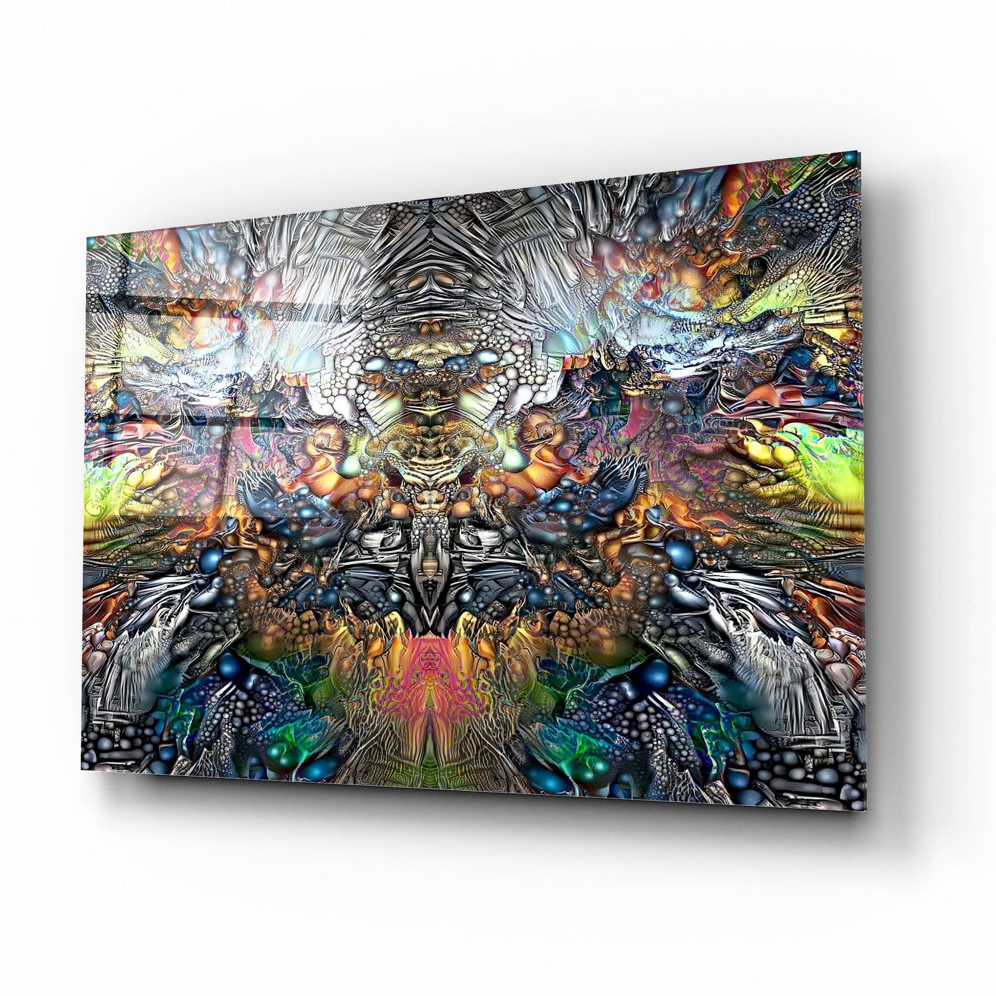 Epic Art 'Samael' by Pedro Gavidia, Acrylic Glass Wall Art,16x12