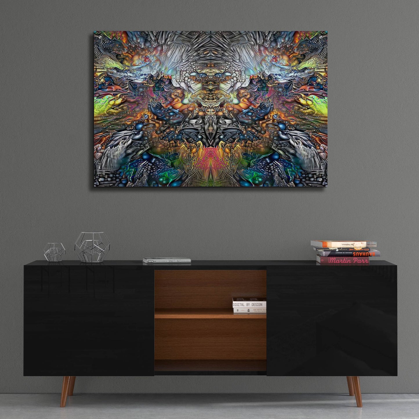 Epic Art 'Samael' by Pedro Gavidia, Acrylic Glass Wall Art,36x24