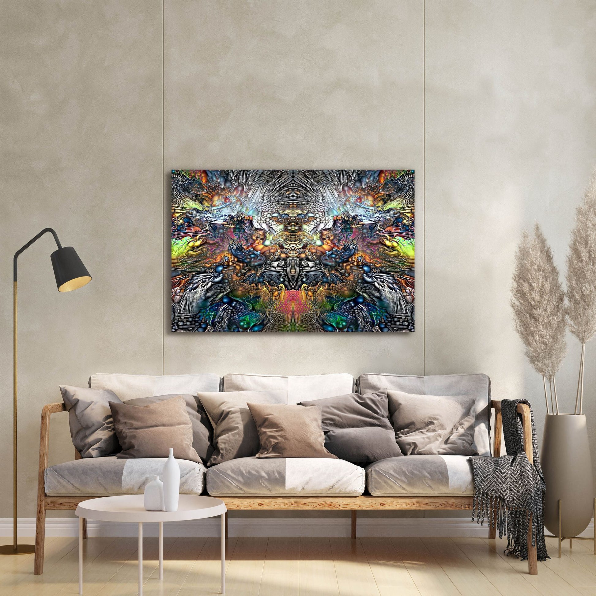 Epic Art 'Samael' by Pedro Gavidia, Acrylic Glass Wall Art,36x24