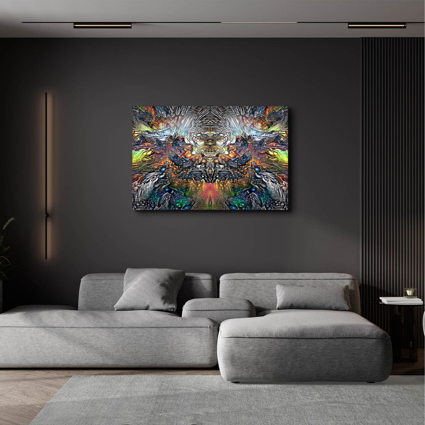 Epic Art 'Samael' by Pedro Gavidia, Acrylic Glass Wall Art,36x24