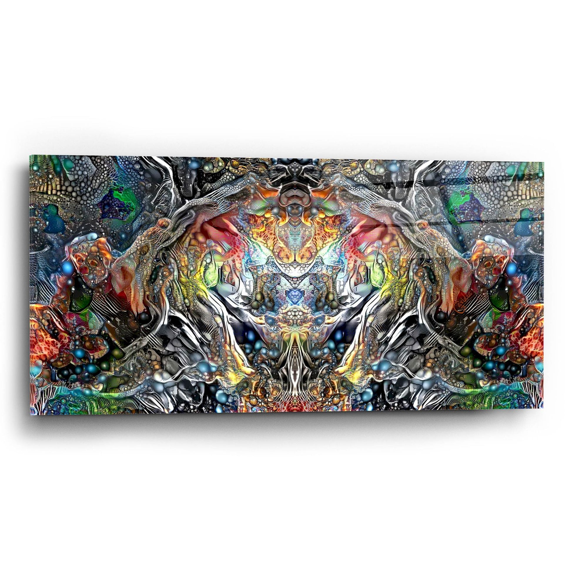 Epic Art 'The Strange Intelligence Enclosure' by Pedro Gavidia, Acrylic Glass Wall Art,24x12