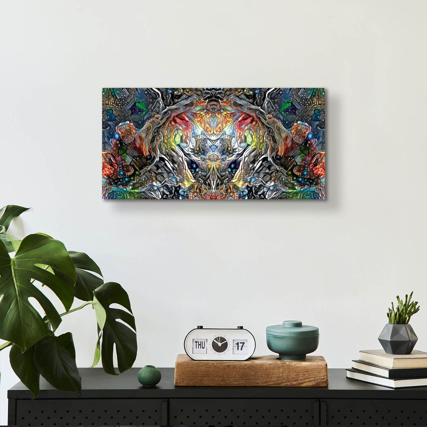 Epic Art 'The Strange Intelligence Enclosure' by Pedro Gavidia, Acrylic Glass Wall Art,24x12