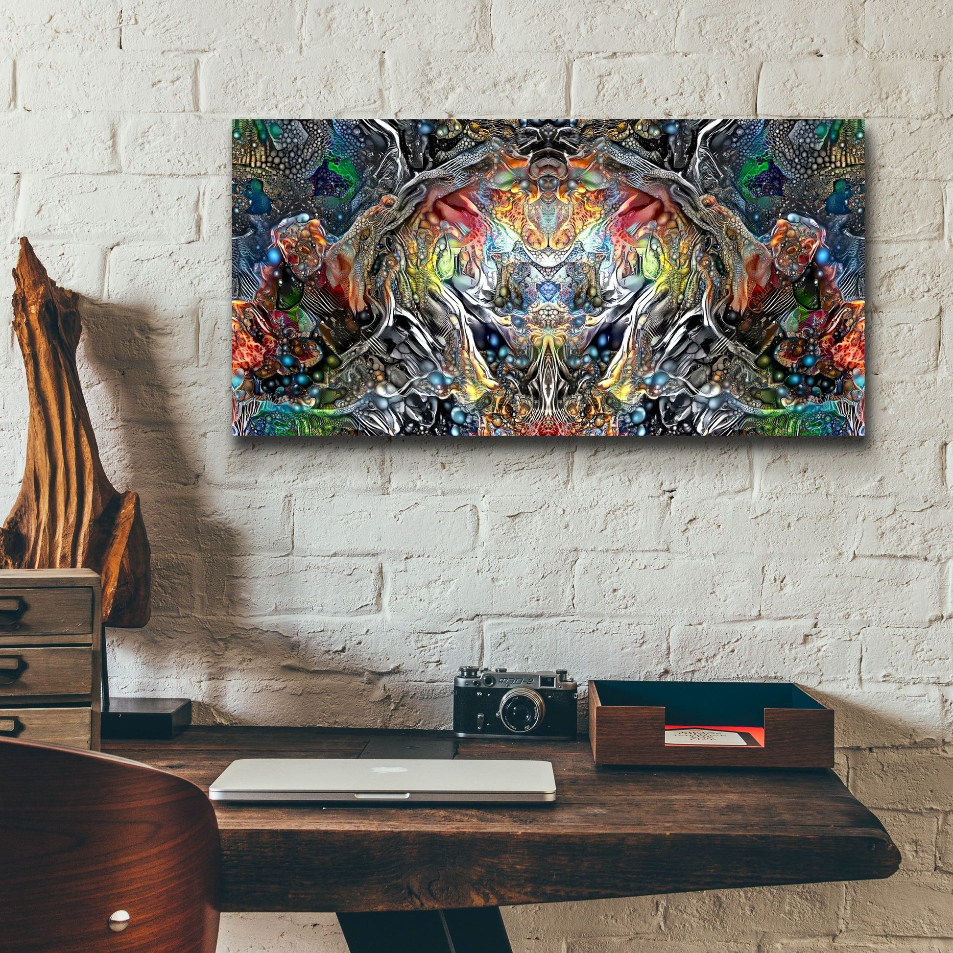 Epic Art 'The Strange Intelligence Enclosure' by Pedro Gavidia, Acrylic Glass Wall Art,24x12