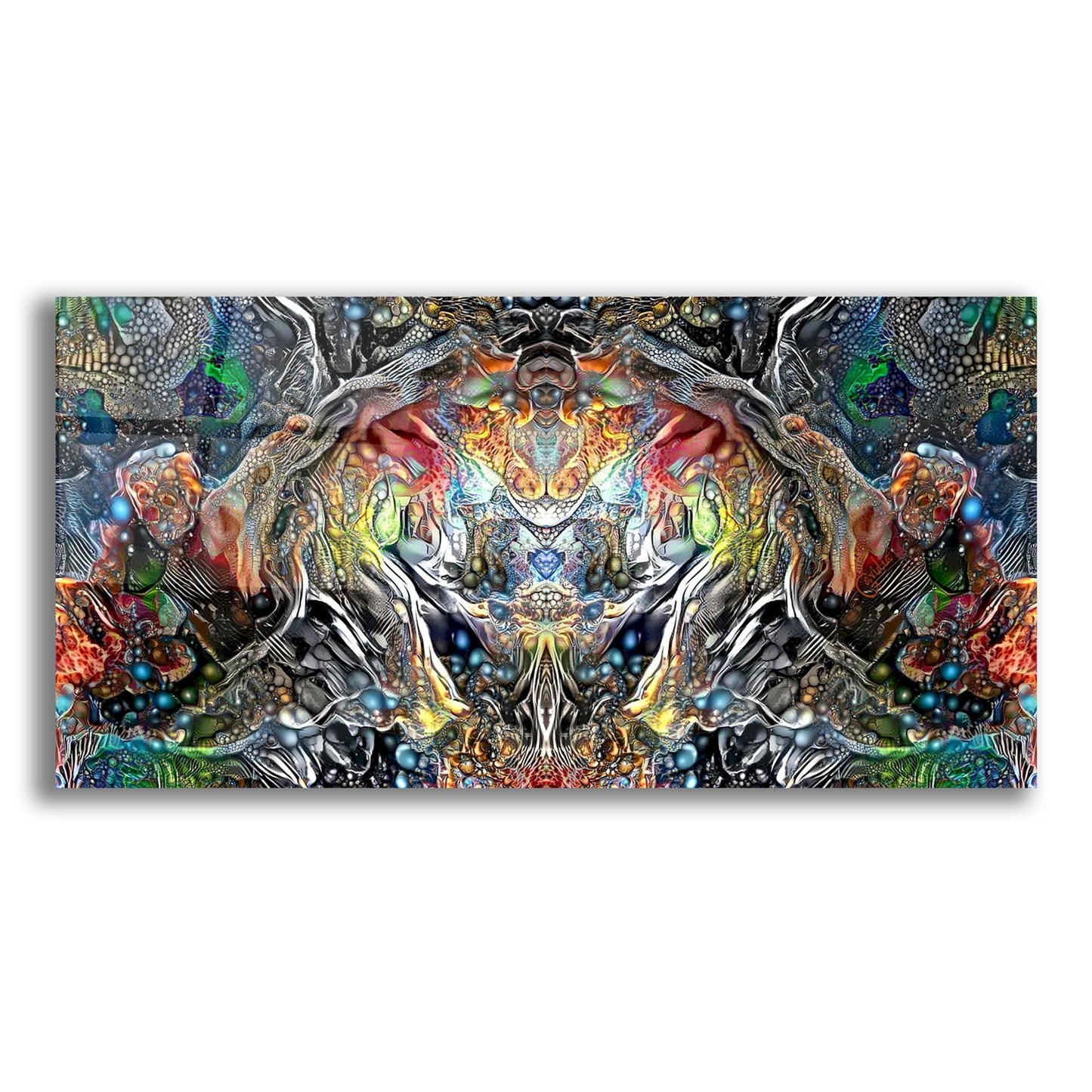 Epic Art 'The Strange Intelligence Enclosure' by Pedro Gavidia, Acrylic Glass Wall Art,24x12