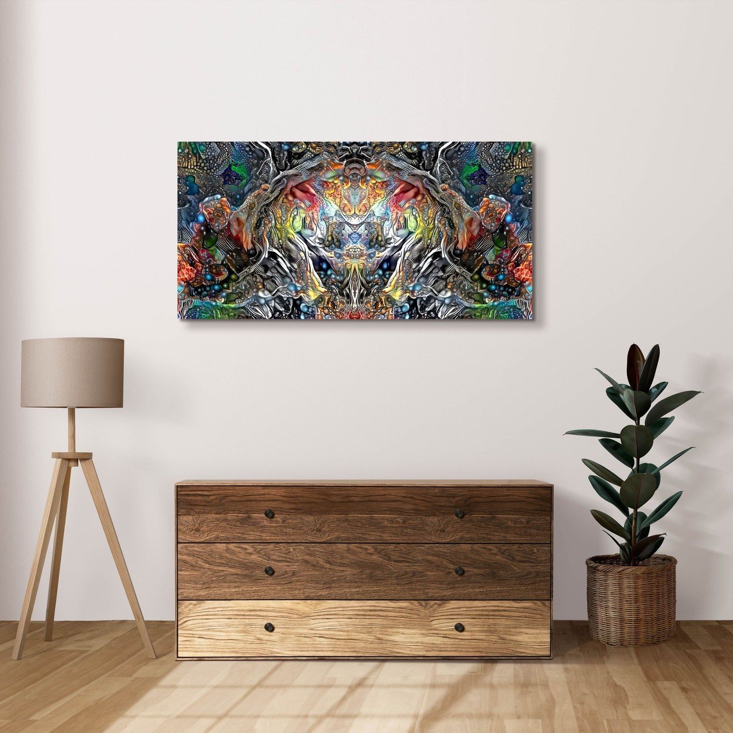 Epic Art 'The Strange Intelligence Enclosure' by Pedro Gavidia, Acrylic Glass Wall Art,48x24