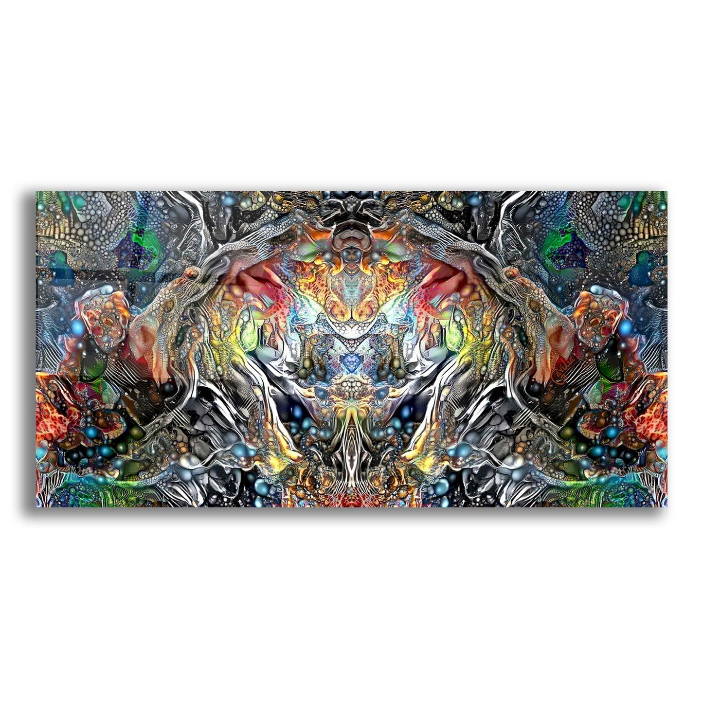 Epic Art 'The Strange Intelligence Enclosure' by Pedro Gavidia, Acrylic Glass Wall Art,48x24