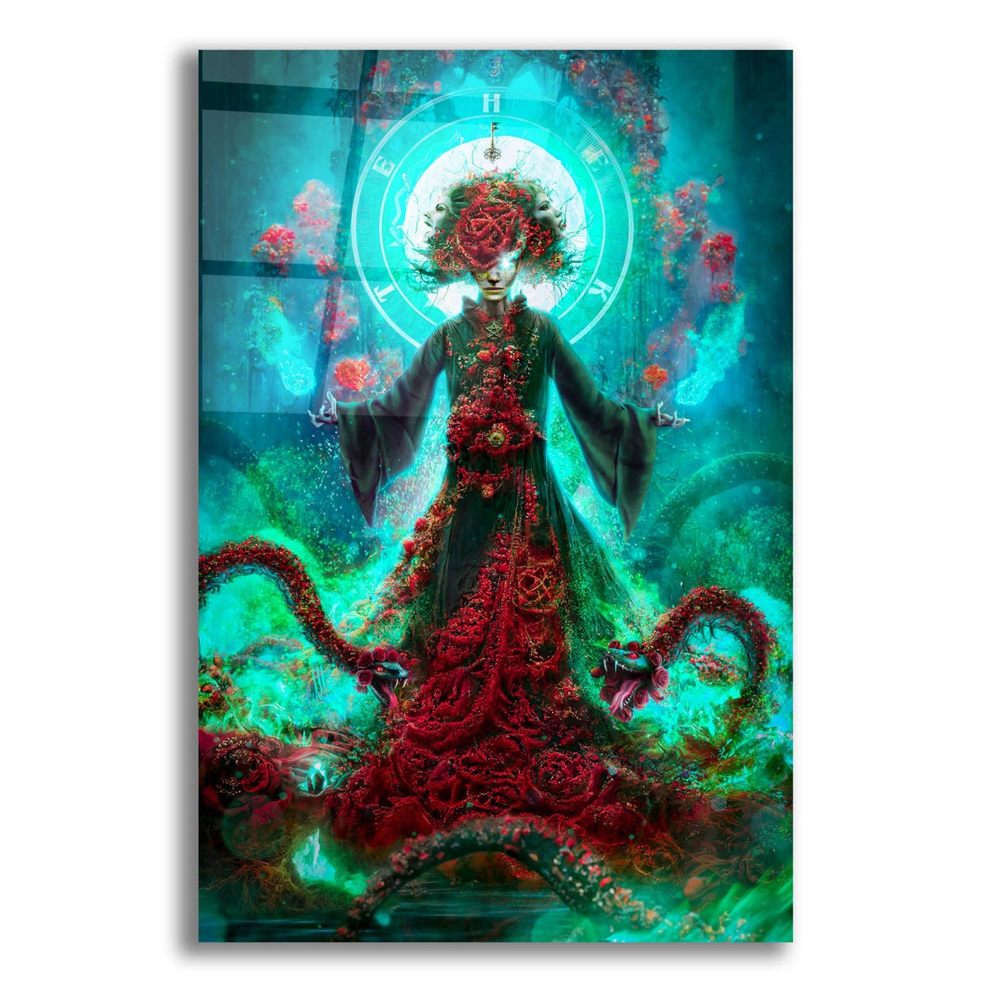 Epic Art 'Hecate' by Mario Sanchez Nevado, Acrylic Glass Wall Art