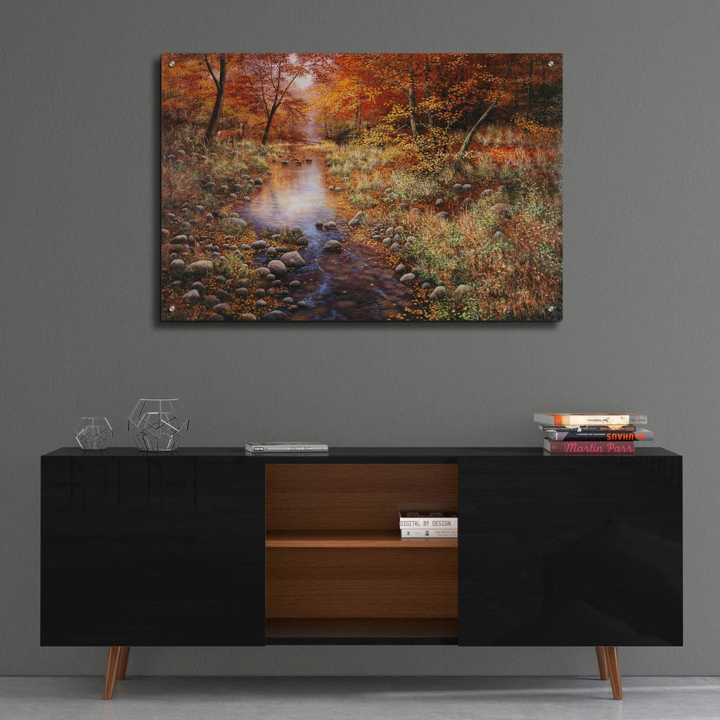 Autumn Gold by Bill Makinson - 36x24 acrylic wall art in a room
