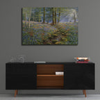 Bluebell Wood by Bill Makinson - 36x24 acrylic wall art in a room