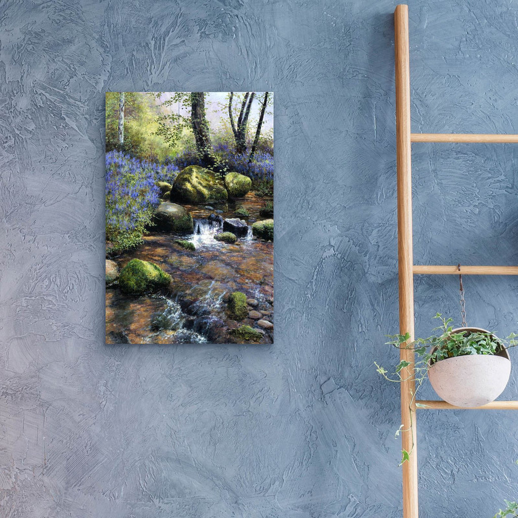 Shallow Brook by Bill Makinson - 16x24 acrylic wall art in a room