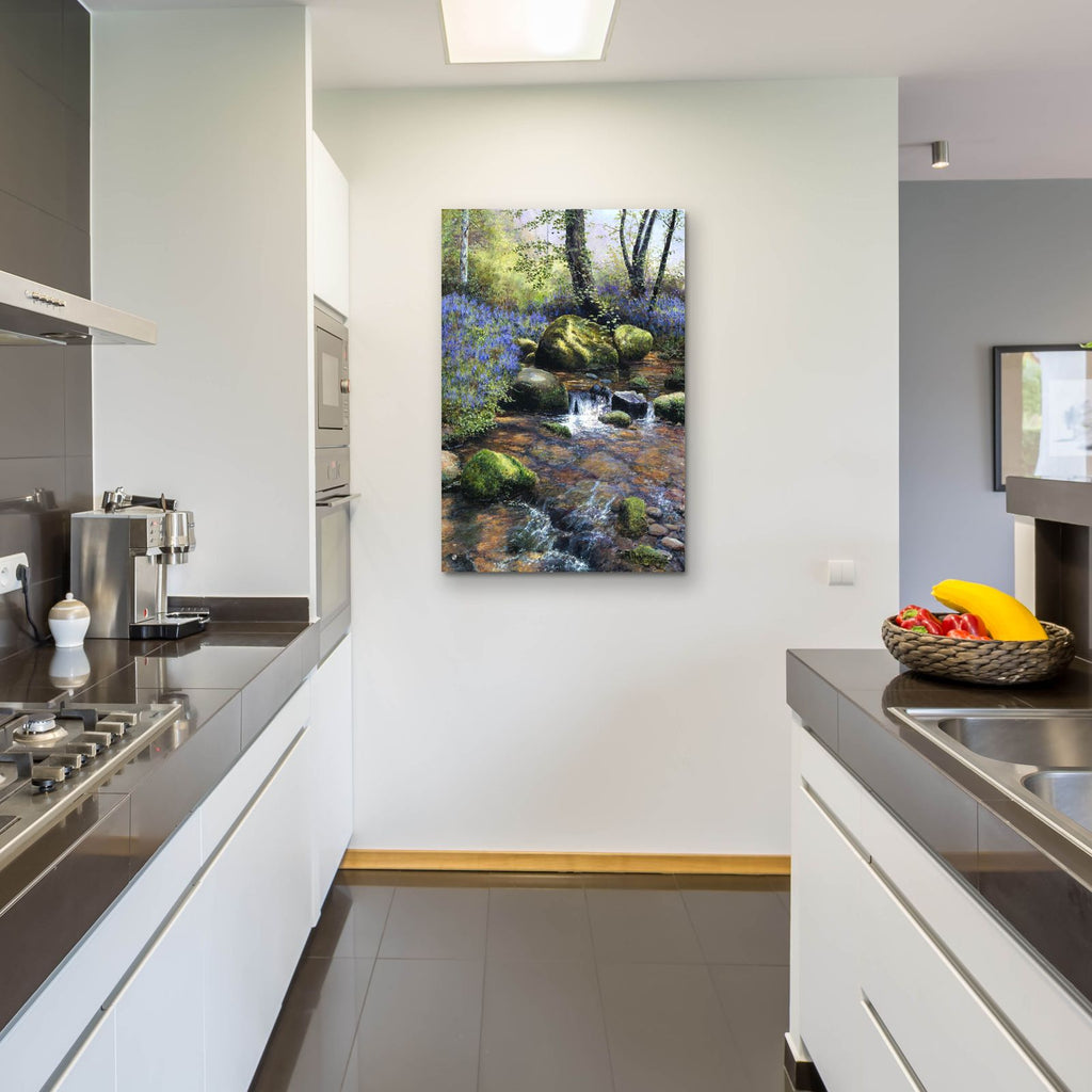 Shallow Brook by Bill Makinson - 24x36 acrylic wall art in a room