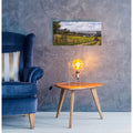 Tractor At Little Eaton by Bill Makinson - 24x12 acrylic wall art in a room