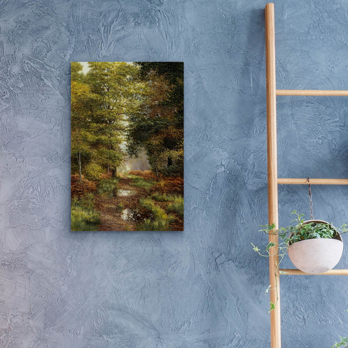 Woodland In The Fall by Bill Makinson - 16x24 acrylic wall art in a room
