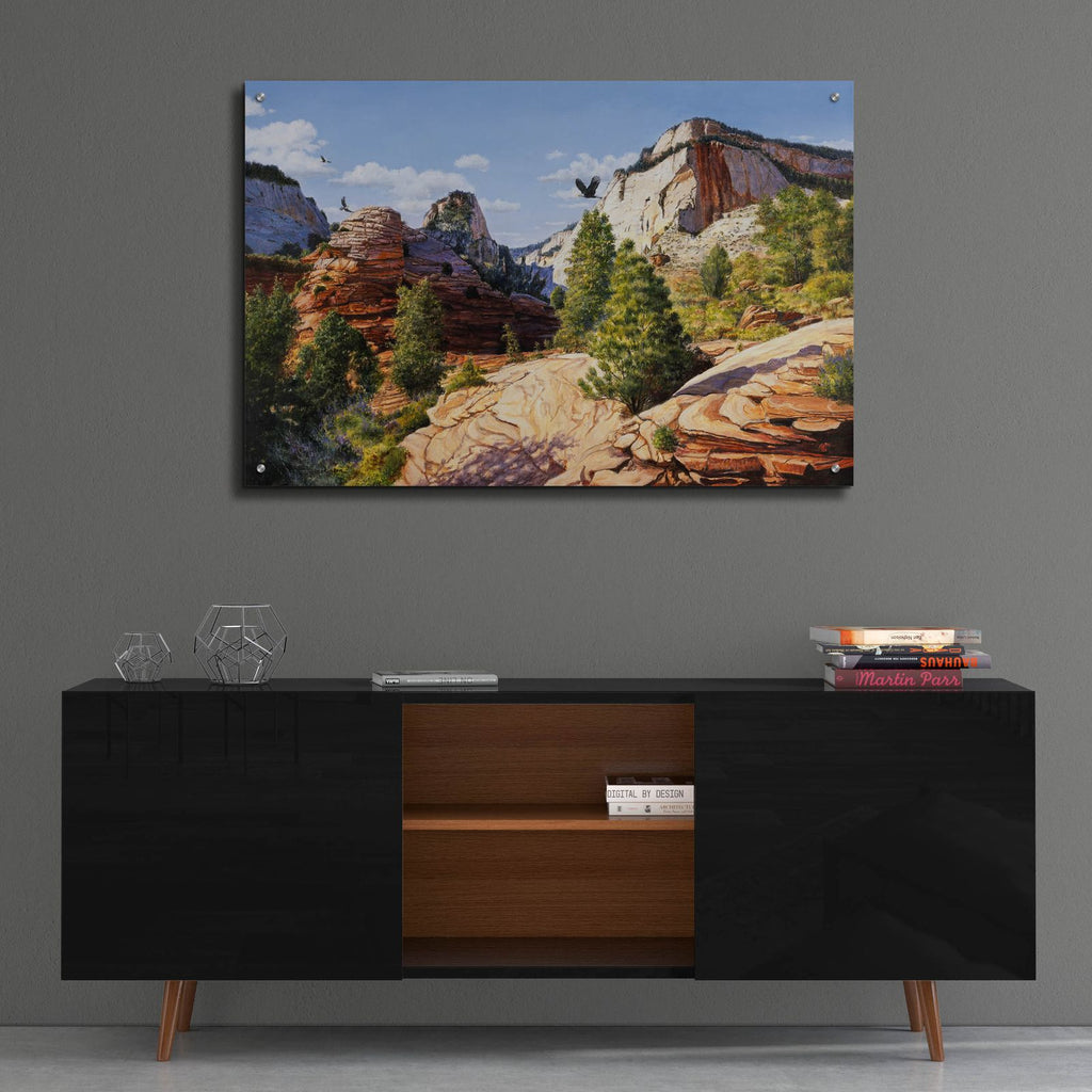 Zion 2 by Bill Makinson - 36x24 acrylic wall art in a room