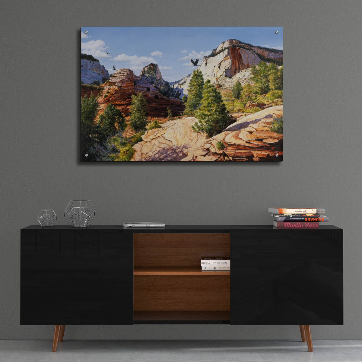 Zion 2 by Bill Makinson - 36x24 acrylic wall art in a room