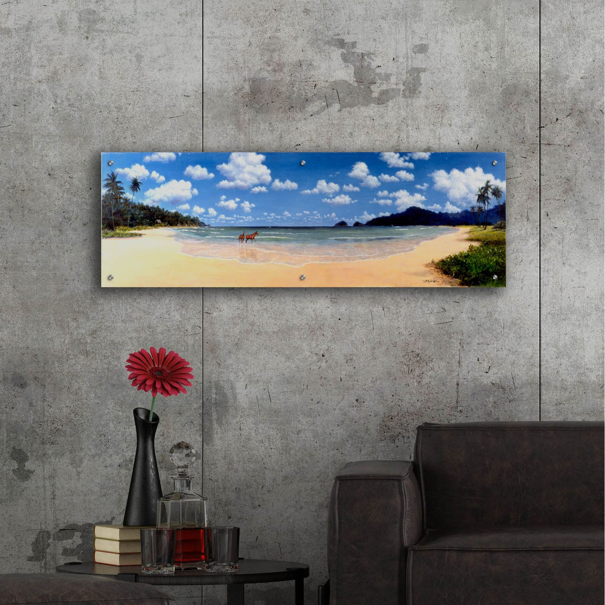 Wild And Free by Bill Makinson - 48x16 acrylic wall art in a room