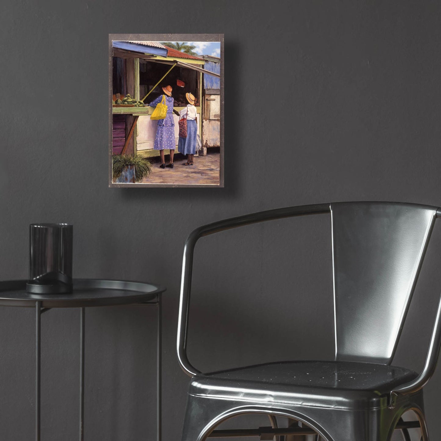 Epic Art 'Miss Violet And Daisy' by Bill Makinson, Acrylic Glass Wall Art,12x16