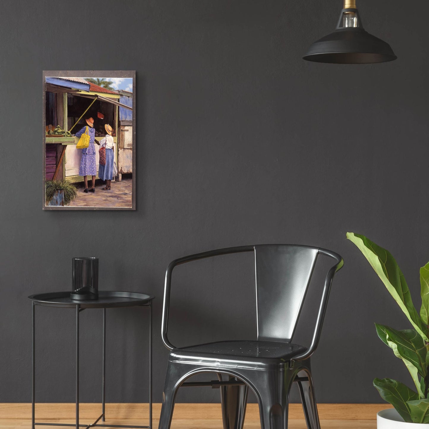 Epic Art 'Miss Violet And Daisy' by Bill Makinson, Acrylic Glass Wall Art,16x24
