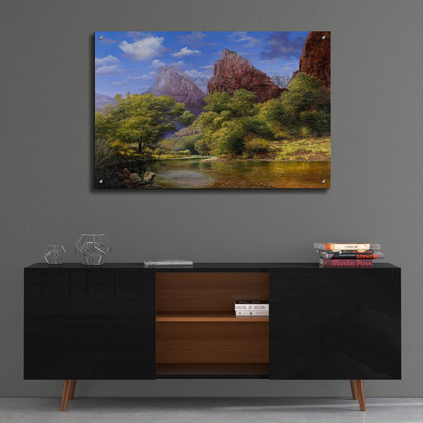 Epic Art 'Zion' by Bill Makinson, Acrylic Glass Wall Art,36x24