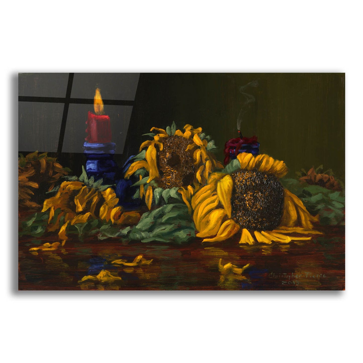 Epic Art 'The Party'S Over' by Christopher Pierce, Acrylic Glass Wall Art,16x12