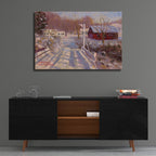 Coming Into Winter by Christopher Pierce - 36x24 acrylic wall art in a room