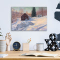 From My Studio In Winter by Christopher Pierce - 16x12 acrylic wall art in a room