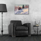 From My Studio In Winter by Christopher Pierce - 24x16 acrylic wall art in a room