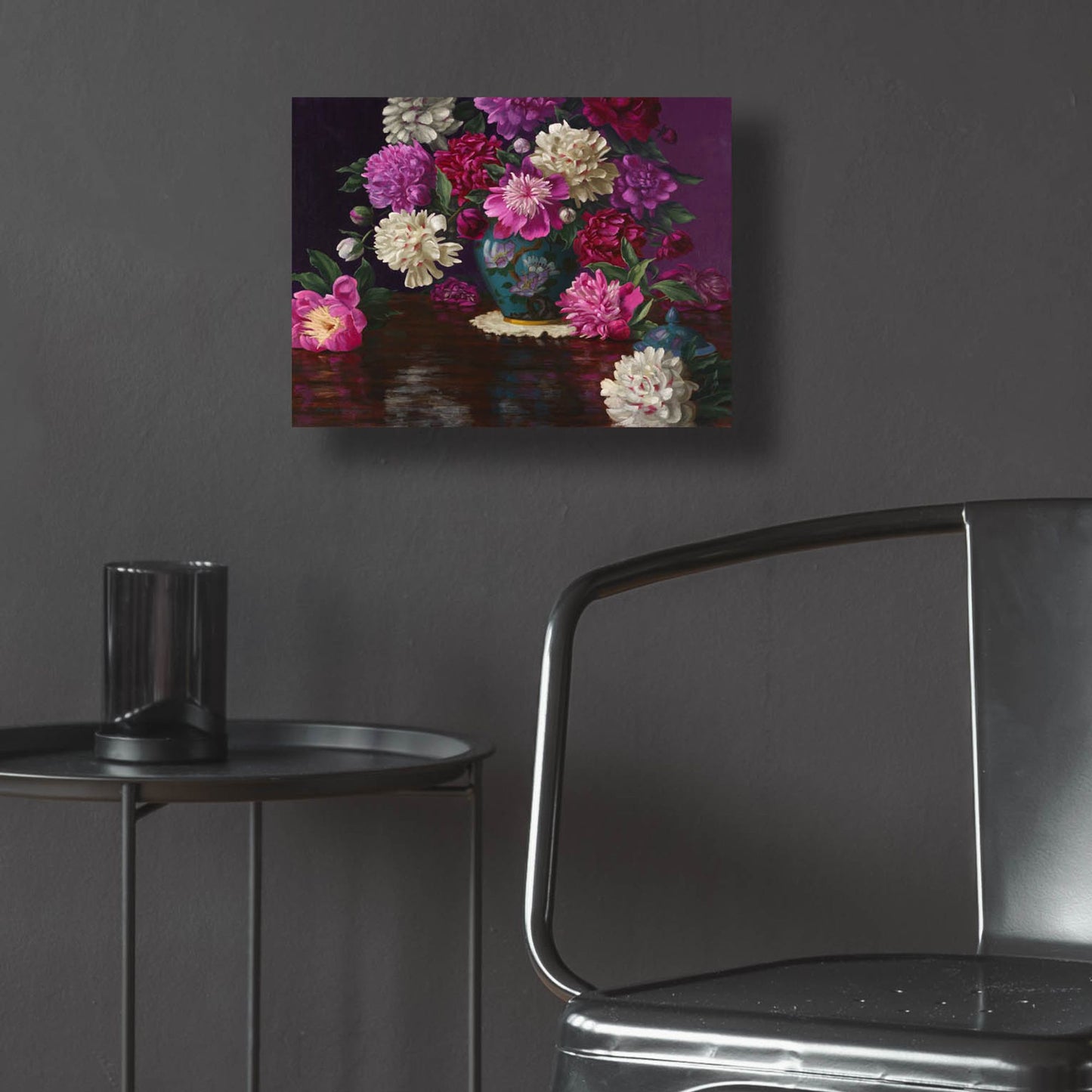 Epic Art 'Imperial Peonies' by Christopher Pierce, Acrylic Glass Wall Art,16x12